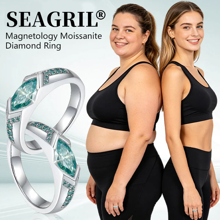 Buy 1 get 1 free-SEAGRIL®Magnetology Moissanite Diamond Ring