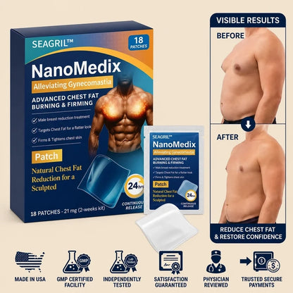 🔥Limited-time 50% sale🔥⚕️💙SEAGRIL® Chest Fatburn & Firm Patch
