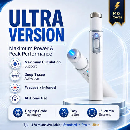Advanced sonic shock therapy restores penile tissue health, enhances erectile hardness, stamina, and male sexual confidence, and relieves muscle pain, joint stiffness, and tendon discomfort.
