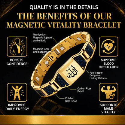 🔥Men’s Strength & Vitality Bracelet💪Upgrade Your Energy, Style, and Confidence