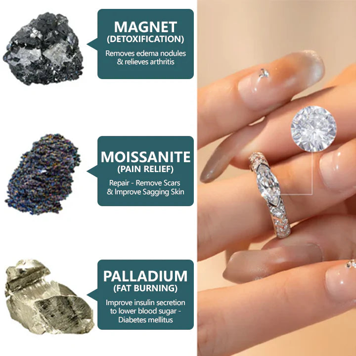 Buy 1 get 1 free-SEAGRIL®Magnetology Moissanite Diamond Ring