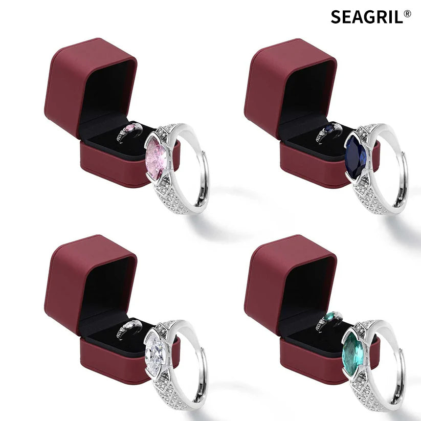 Buy 1 get 1 free-SEAGRIL®Magnetology Moissanite Diamond Ring