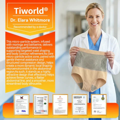 💥Tiworld® 2026 Moringa and Berberine 4-in-1 Microparticle Shaping and Fat Burning Shorts